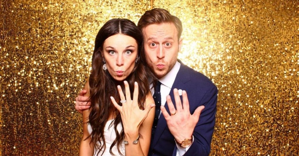 shimmer wall backdrop