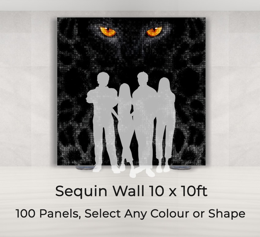 sequin wall panel