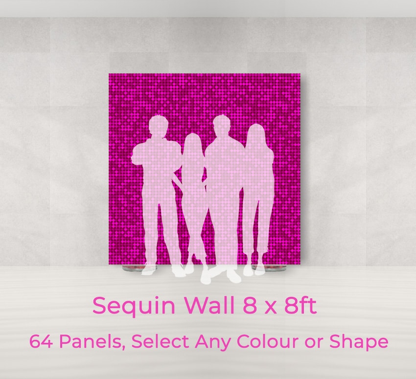 sequin wall panel