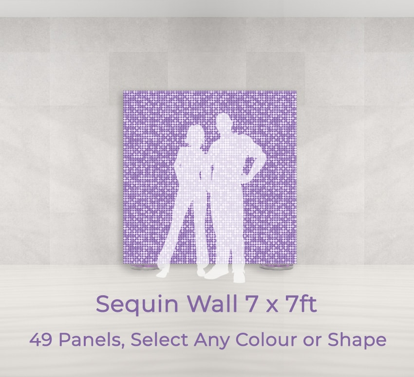 sequin wall panel