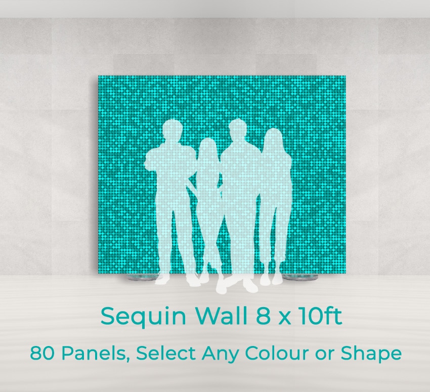 sequin wall panel